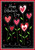 Valentine's Flowers House Flag