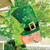 Lucky Hat Leprechaun House Flag