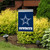 Briarwood Lane Dallas Cowboys NFL licensed garden flag with blue background and white star logo displayed.