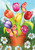 Potted Tulips Garden Flag