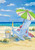 5 O'Clock Beach Summer House Flag