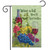 Briarwood Lane small printed garden flag with colorful wine and grapes design for porch or yard.
