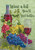 Briarwood Lane Wine a Bit garden flag with colorful grapes and wine glass design.