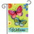 Spirited Butterflies Spring Garden Flag