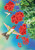 Hummingbirds Spring House Flag