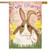 Easter Blessings Bunny House Flag