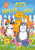 Briarwood Lane Cats Spoiled Here floral house flag with colorful cats and flowers on vibrant background.