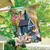 Peaceful Birdhouse Spring House Flag