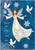 Rejoice Angel Winter House Flag