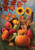 Briarwood Lane Bountiful Cornucopia Autumn Garden Flag with colorful fall harvest decor for porch display.