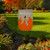 Autumn Pumpkin Burlap Garden Flag