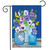 Briarwood Lane small printed garden flag with colorful butterflies and pansies for springtime home decor display.