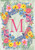 Spring Monogram Letter M Garden Flag