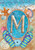 Summer Monogram Letter M Garden Flag