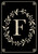 Briarwood Lane Classic Monogram Letter F Garden Flag