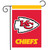 Briarwood Lane Kansas City Chiefs NFL licensed garden flag with red, white, and yellow colors.
