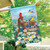 Water Pump Gathering Spring House Flag