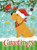 Christmas Doggy Greetings House Flag