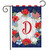 Patriotic Monogram Letter D Garden Flag