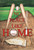 Briarwood Lane No Place Like Home spring garden flag with colorful, printed, decorative baseball theme design.