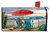 Briarwood Lane Beach Life Summer Mailbox Cover with colorful beach scene and vibrant turquoise chairs.