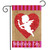 Cupid Burlap Valentine's Day Garden Flag