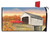 Autumn Bridge Sunset Mailbox Cover