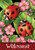 Briarwood Lane Ladybugs on Leaves Spring House Flag with colorful, cheery ladybugs and pink flowers.