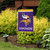 Briarwood Lane Minnesota Vikings NFL licensed garden flag with purple, gold, and white design.