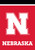 Briarwood Lane Nebraska Cornhuskers NCAA Licensed Garden Flag with white N and text on red.
