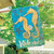 Seahorse Welcome Summer House Flag