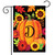Fall Pumpkin Monogram Letter D Garden Flag