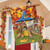 Fall Nut House Squirrels House Flag