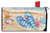 Briarwood Lane large oversized mailbox cover with summer beach scene and colorful seashells design.