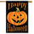 Glowing Jack-O-Lantern Halloween House Flag