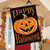 Glowing Jack-O-Lantern Halloween House Flag