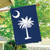 Briarwood Lane small printed South Carolina Palm Tree house flag for decorative colorful porch display.