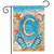 Summer Monogram Letter C Garden Flag