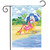 Flamingo Inn Summer Garden Flag