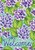 Purple Hydrangeas Spring House Flag