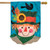 Harvest Scarecrow Fall Applique House Flag