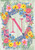 Spring Monogram Letter N Garden Flag