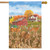 Fall Deer House Flag