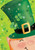 Lucky Hat Leprechaun Garden Flag