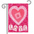 Patchwork Heart Valentine's Day Garden Flag