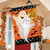 Ghost Duet Halloween House Flag