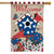 American Birdhouse Burlap House Flag