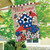 American Birdhouse Burlap House Flag