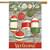 Festive Buoys Christmas House Flag