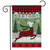 Merry & Bright Reindeer Christmas Garden Flag